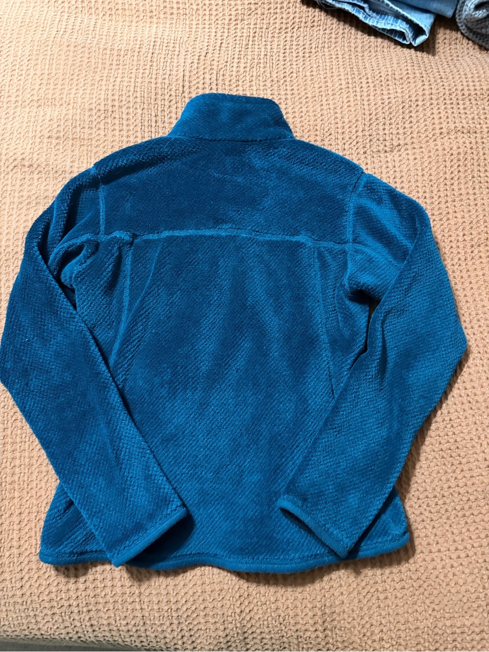 Patagonia Teal Cowl Neck Fleece Pullover - Picture 2 of 3